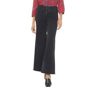 NYDJ Patchie Major Flare Ankle Wide Leg High Waist Jeans in Trinity
